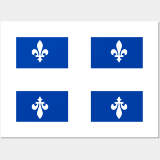 Quebec Flag Posters and Art